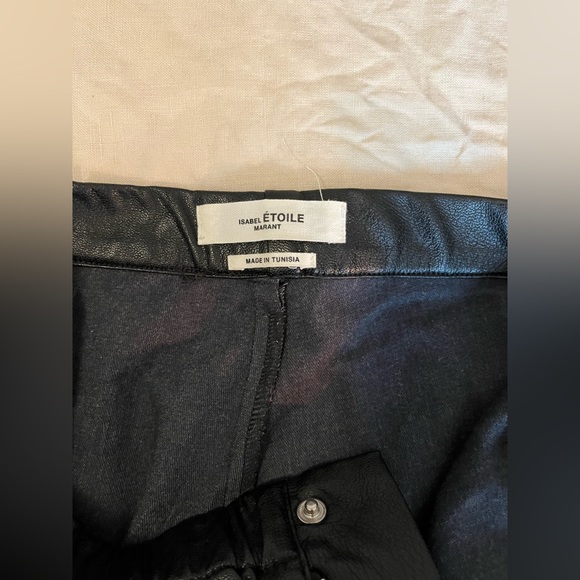 Isabel Marant Pleather Pants - Picture 3 of 3